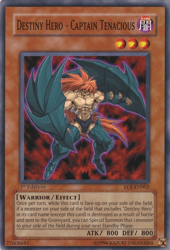 Destiny HERO - Captain Tenacious - EOJ-EN002 Common Unlimited