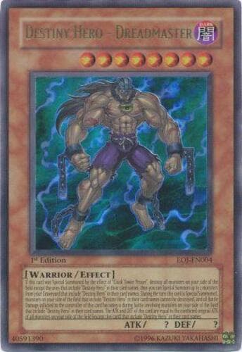 Destiny HERO - Dreadmaster - EOJ-EN004 Ultimate Rare Unlimited