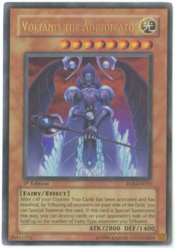 Voltanis the Adjudicator - EOJ-EN023 Ultimate Rare 1st Edition