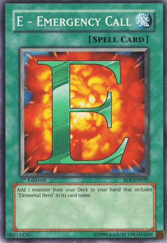 E - Emergency Call - EOJ-EN039 Common 1st Edition