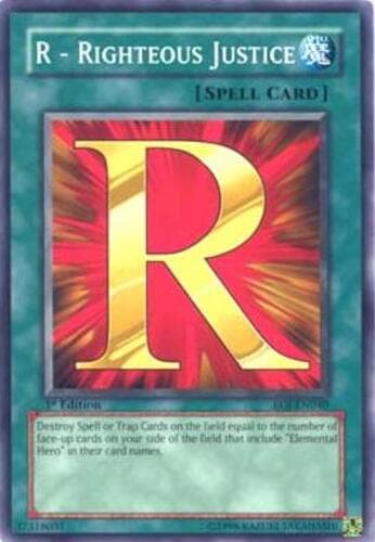R - Righteous Justice - EOJ-EN040 Common Unlimited