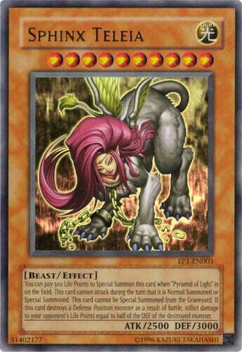 Sphinx Teleia - EP1-EN003 Ultra Rare Limited Edition