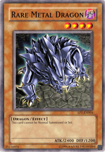 Rare Metal Dragon - EP1-EN004 Common Limited Edition