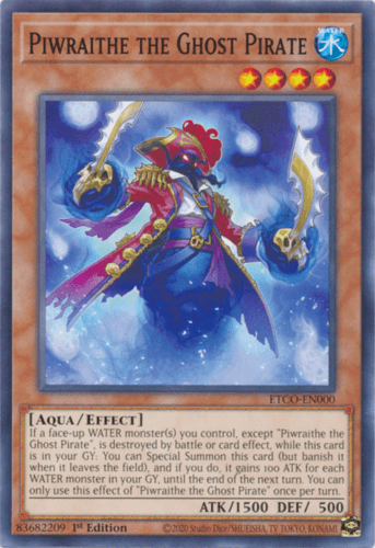 Piwraithe the Ghost Pirate - ETCO-EN000 Common 1st Edition