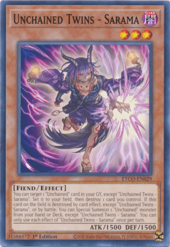 Unchained Twins - Sarama - ETCO-EN029 Common 1st Edition