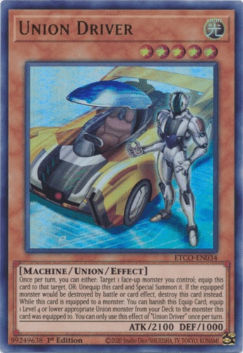 Union Driver - ETCO-EN034 Ultra Rare 1st Edition