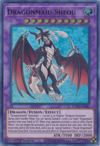 Dragonmaid Sheou - ETCO-EN041 Ultra Rare 1st Edition
