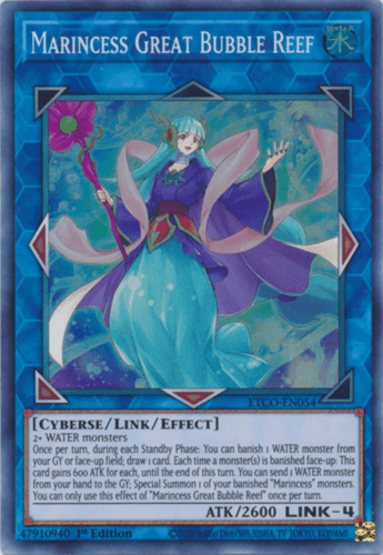 Marincess Great Bubble Reef - ETCO-EN054 Super Rare 1st Edition
