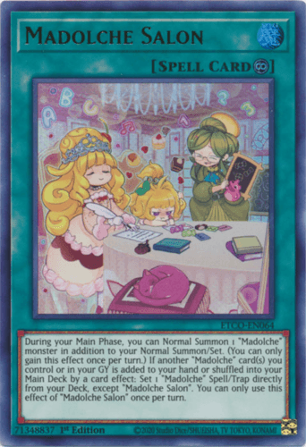 Madolche Salon - ETCO-EN064 Ultra Rare 1st Edition
