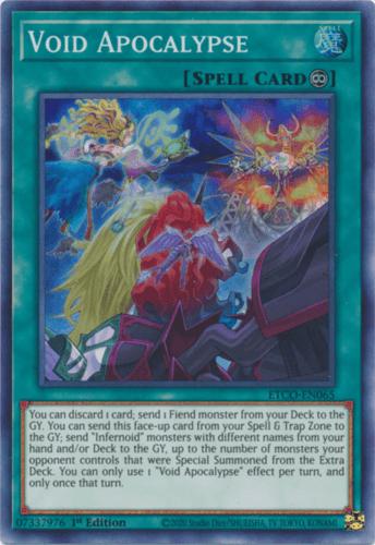 Void Apocalypse - ETCO-EN065 Super Rare 1st Edition