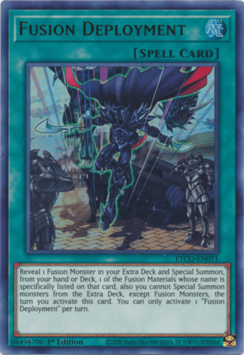 Fusion Deployment - ETCO-EN071 Ultra Rare 1st Edition