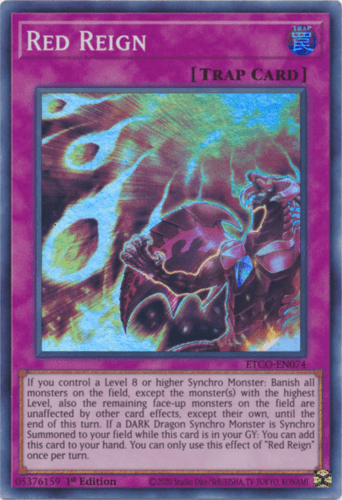 Red Reign - ETCO-EN074 Super Rare 1st Edition