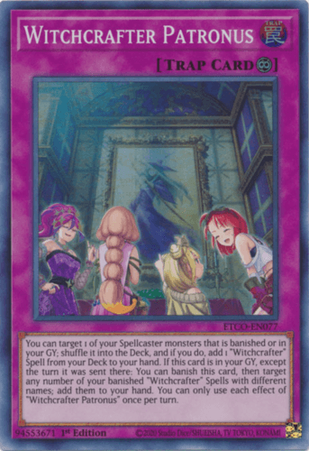 Witchcrafter Patronus - ETCO-EN077 Super Rare 1st Edition