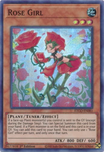Rose Girl - ETCO-EN081 Super Rare 1st Edition
