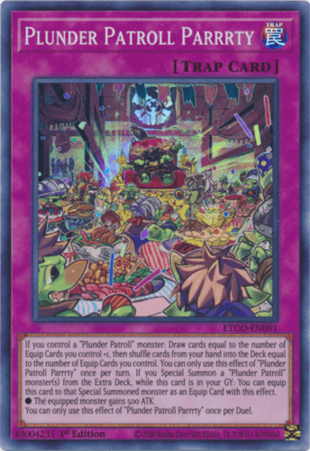 Plunder Patroll Parrrty - ETCO-EN091 Super Rare 1st Edition