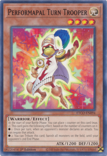 Performapal Turn Trooper - ETCO-EN094 Common 1st Edition
