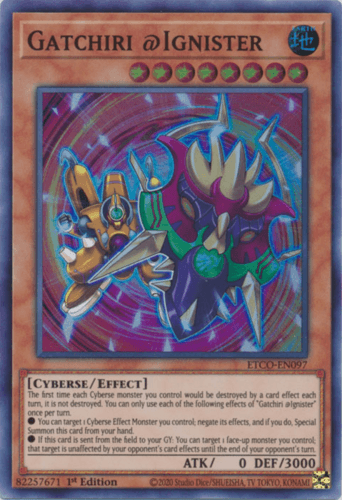 Gatchiri @Ignister - ETCO-EN097 Super Rare 1st Edition