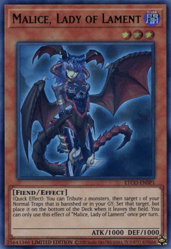 Malice, Lady of Lament - ETCO-ENSP1 Ultra Rare Limited Edition