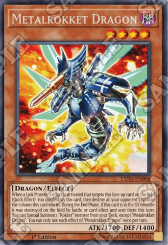 Metalrokket Dragon - EXFO-EN008 Rare 1st Edition