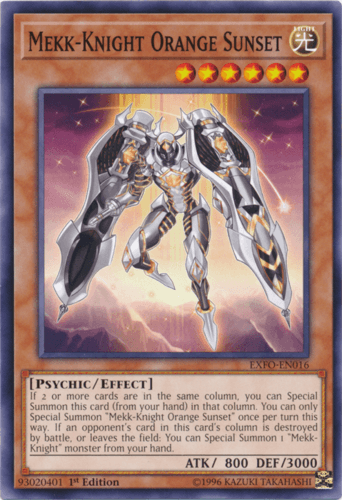 Mekk-Knight Orange Sunset - EXFO-EN016 Common Unlimited