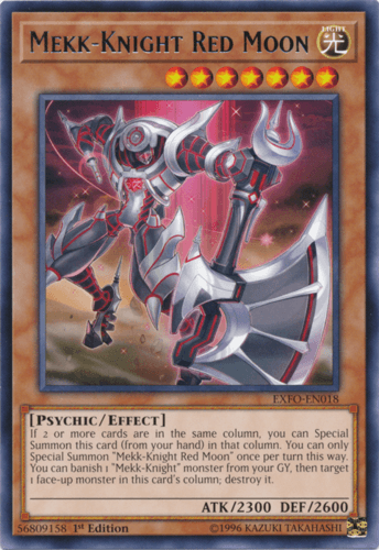 Mekk-Knight Red Moon - EXFO-EN018 Rare 1st Edition