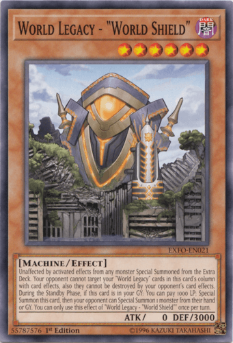 World Legacy - "World Shield" - EXFO-EN021 Common 1st Edition
