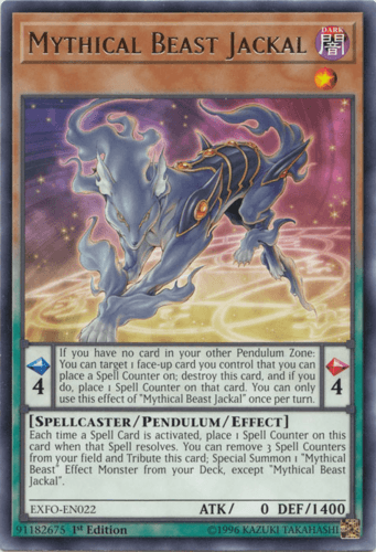 Mythical Beast Jackal - EXFO-EN022 Rare Unlimited