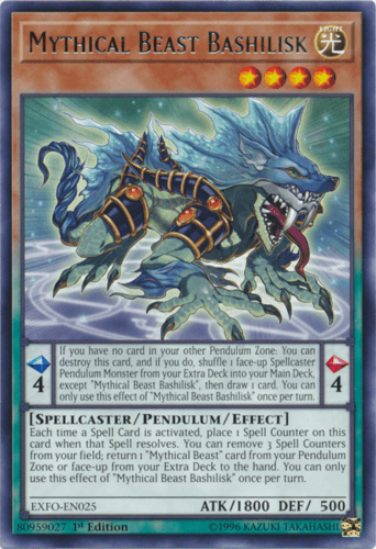 Mythical Beast Bashilisk - EXFO-EN025 Rare Unlimited