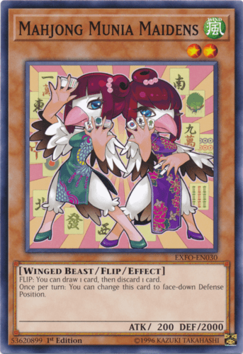 Mahjong Munia Maidens - EXFO-EN030 Common 1st Edition