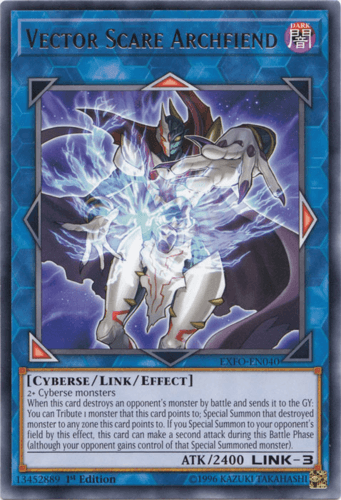 Vector Scare Archfiend - EXFO-EN040 Rare 1st Edition