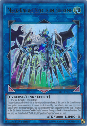 Mekk-Knight Spectrum Supreme - EXFO-EN047 Ultra Rare 1st Edition