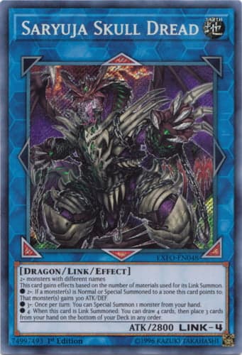 Saryuja Skull Dread - EXFO-EN048 Secret Rare Unlimited