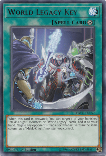 World Legacy Key - EXFO-EN057 Rare 1st Edition