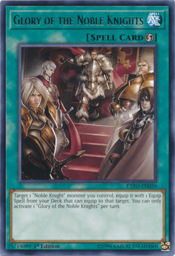 Glory of the Noble Knights - EXFO-EN059 Rare 1st Edition