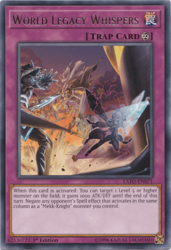 World Legacy Whispers - EXFO-EN071 Rare Unlimited