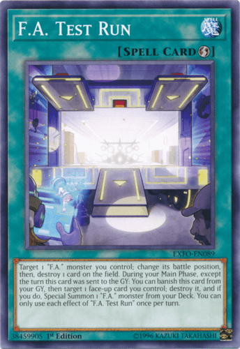 F.A. Test Run - EXFO-EN089 Common 1st Edition