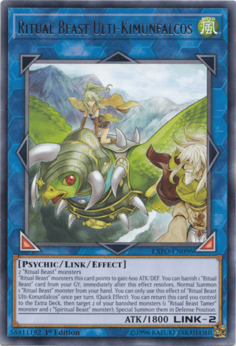 Ritual Beast Ulti-Kimunfalcos - EXFO-EN096 Rare Unlimited