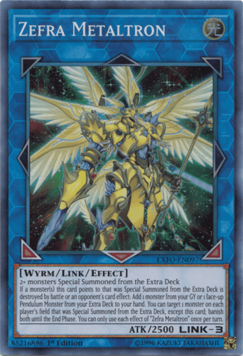Zefra Metaltron - EXFO-EN097 Super Rare 1st Edition