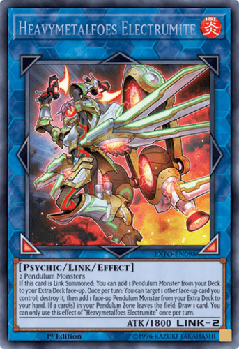Heavymetalfoes Electrumite - EXFO-EN098 Secret Rare 1st Edition