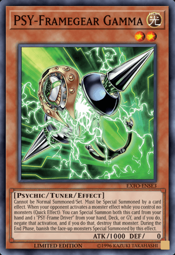 PSY-Framegear Gamma - EXFO-ENSE3 Super Rare Limited Edition