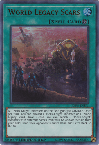 World Legacy Scars - EXFO-ENSP1 Ultra Rare Limited Edition