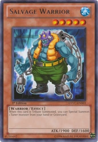 Salvage Warrior - EXVC-EN003 Rare 1st Edition