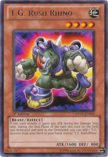T.G. Rush Rhino - EXVC-EN021 Rare Unlimited