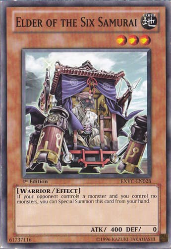 Elder of the Six Samurai - EXVC-EN028 Common Unlimited