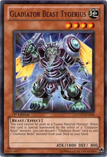 Gladiator Beast Tygerius - EXVC-EN034 Common Unlimited