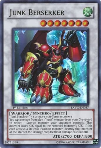 Junk Berserker - EXVC-EN037 Ghost Rare 1st Edition