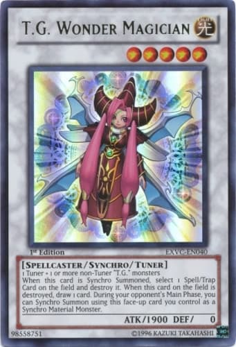 T.G. Wonder Magician - EXVC-EN040 Ultimate Rare Unlimited