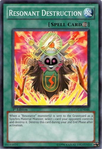Resonant Destruction - EXVC-EN048 Common Unlimited