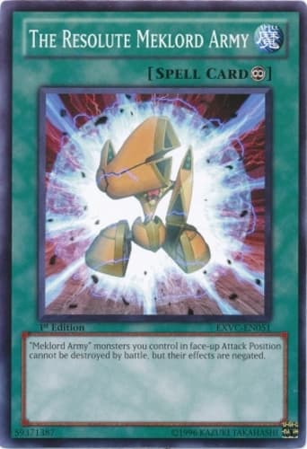 The Resolute Meklord Army - EXVC-EN051 Common Unlimited