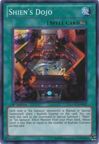 Shien's Dojo - EXVC-EN057 Super Rare Unlimited